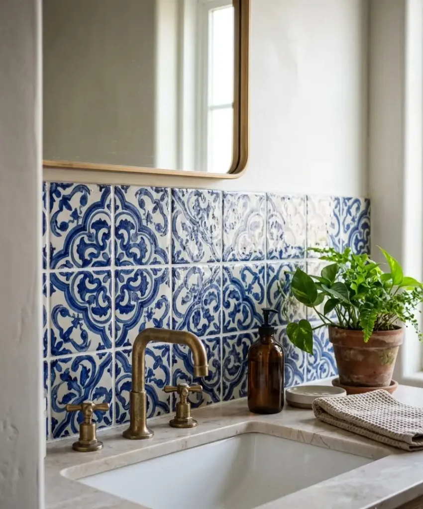  A removable tile decal