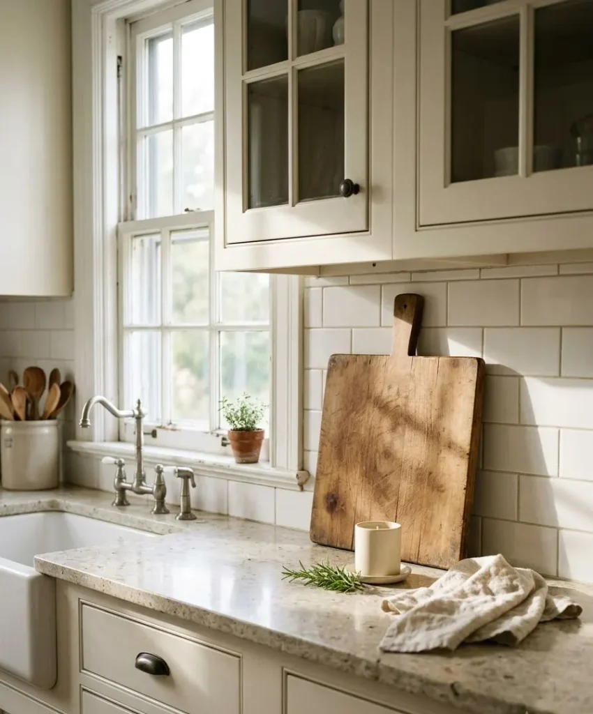 A small wooden cutting board does a