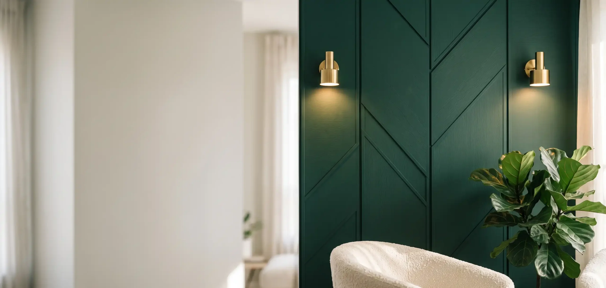 Accent Wall Apartment Living Room Renters