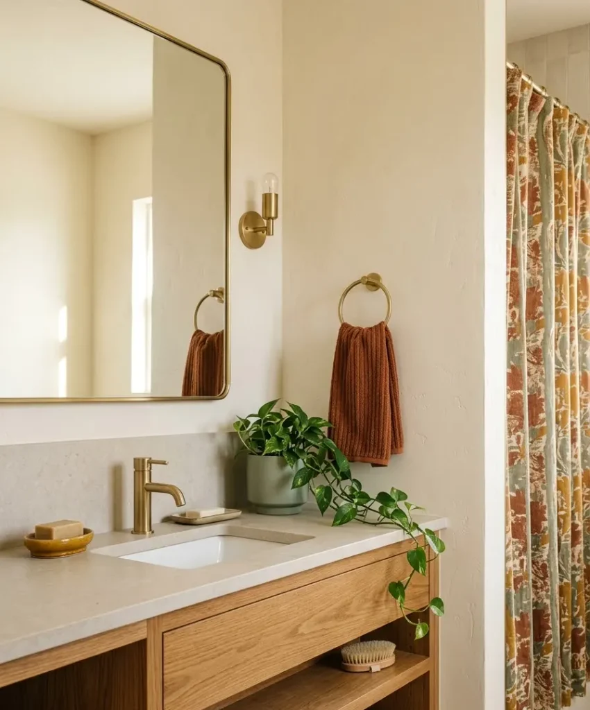Accent colors that pull the look together