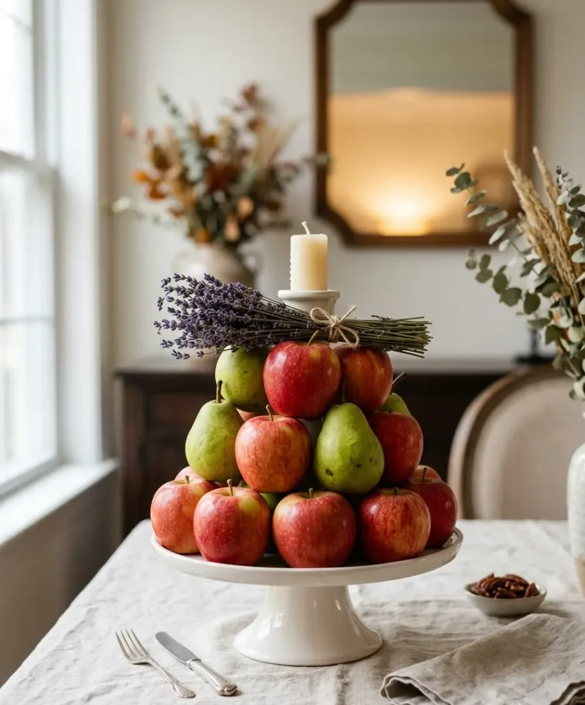 Apple and pear tower