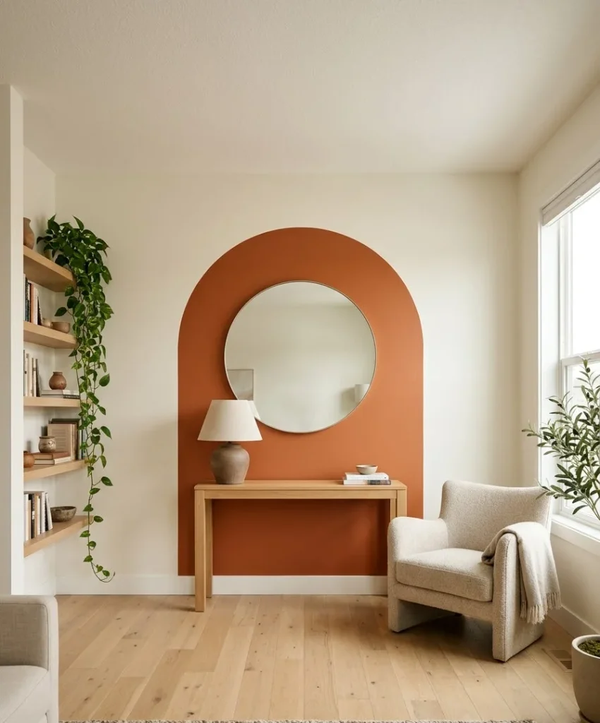 Arch or curved shape