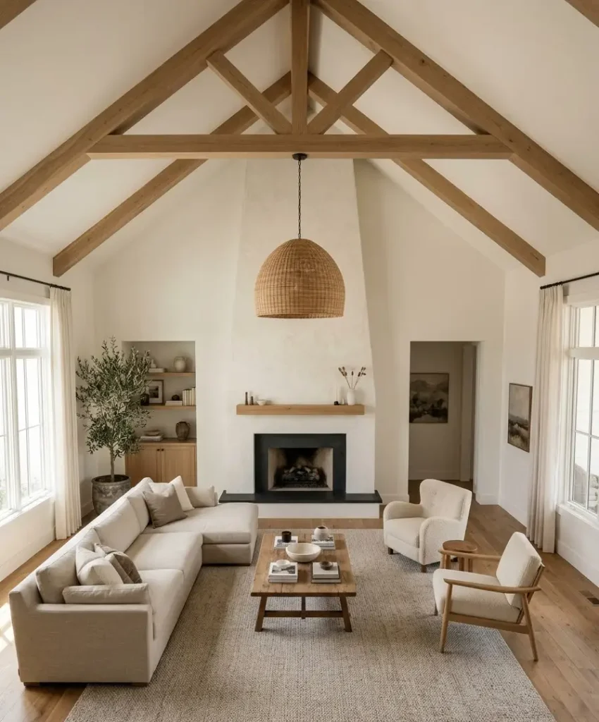 Arranging furniture around a