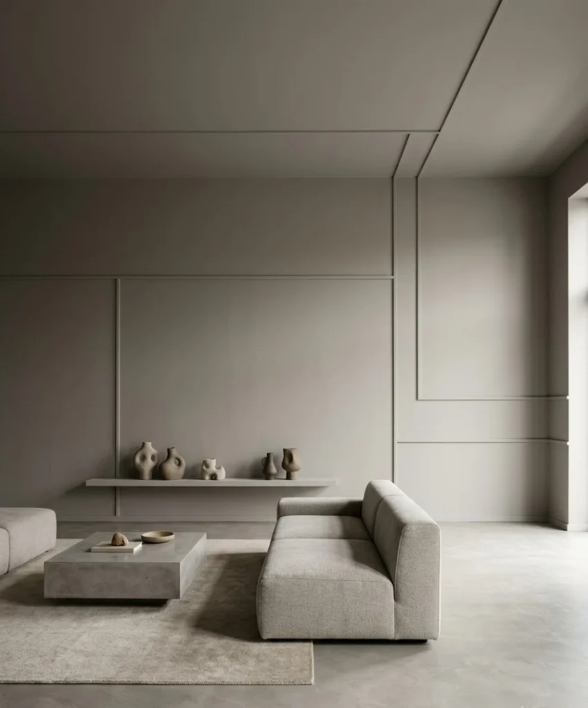 Asymmetric architectural lines