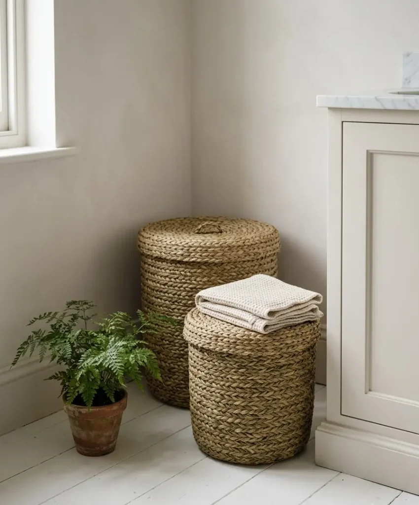 Baskets with lids