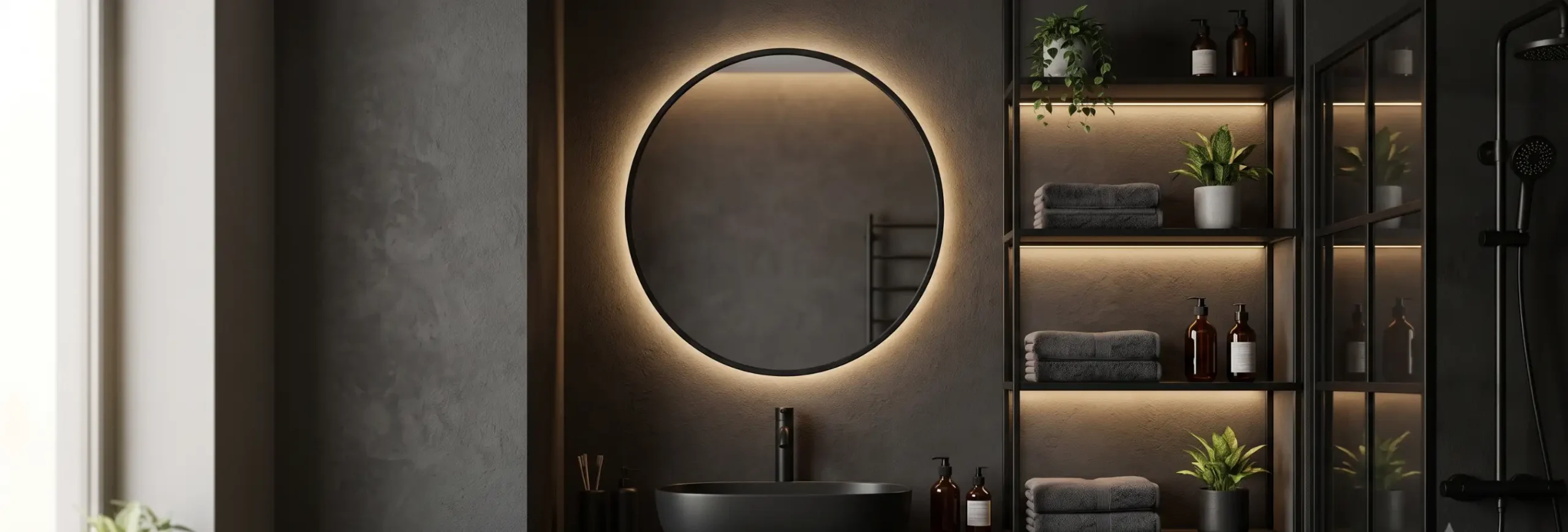 Black Bathroom Decor Apartment Ideas