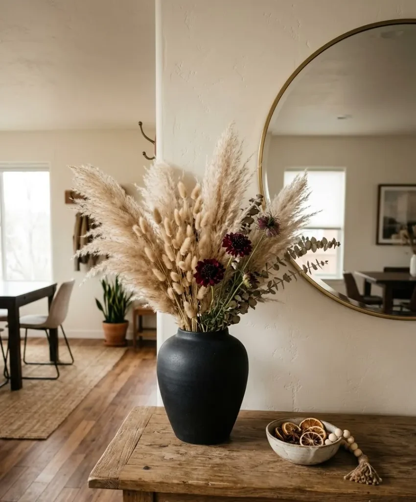Black vase