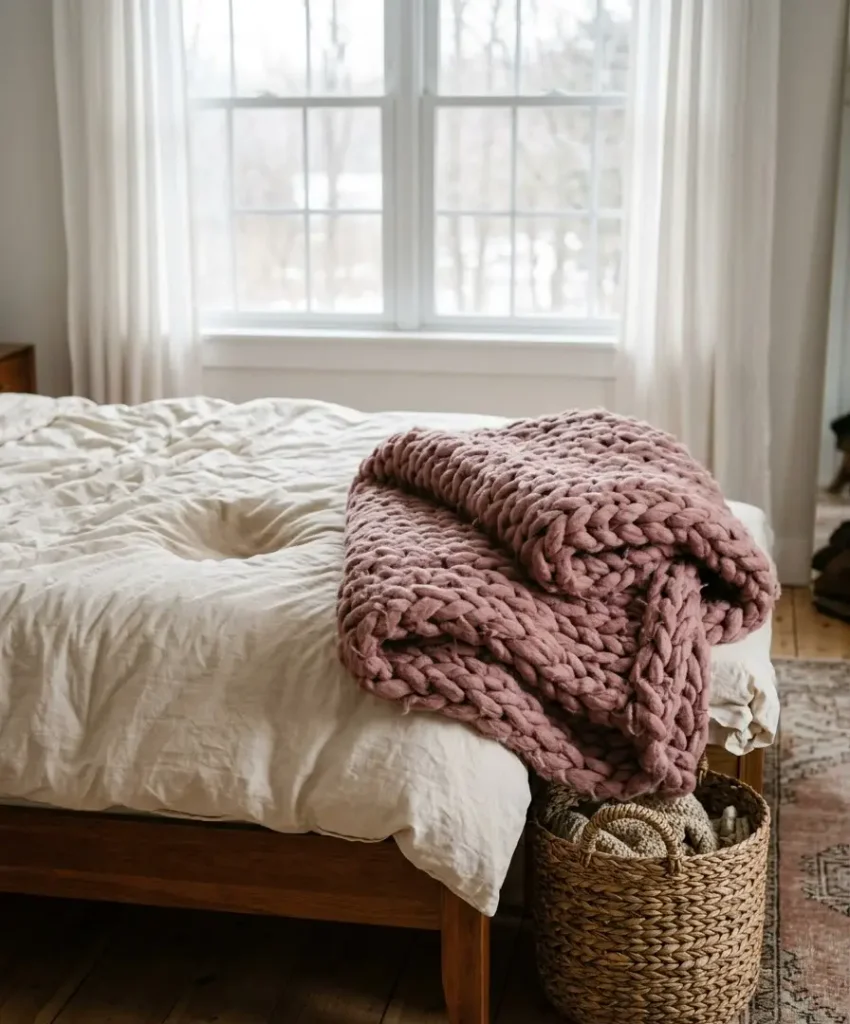 Blush velvet duvet