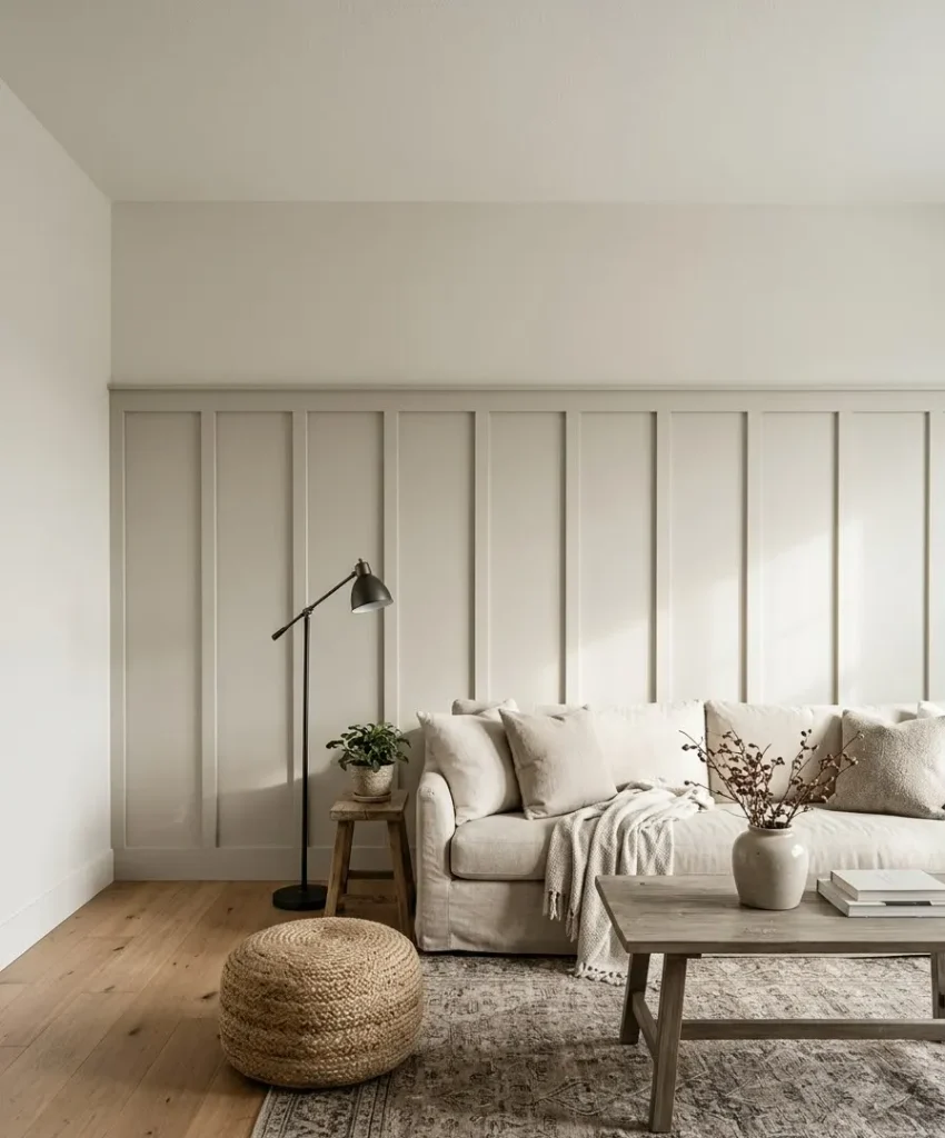 Board and batten with wide spacing