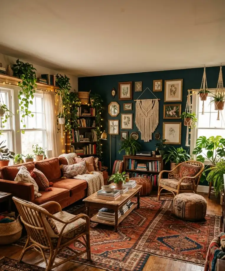 Boho and eclectic