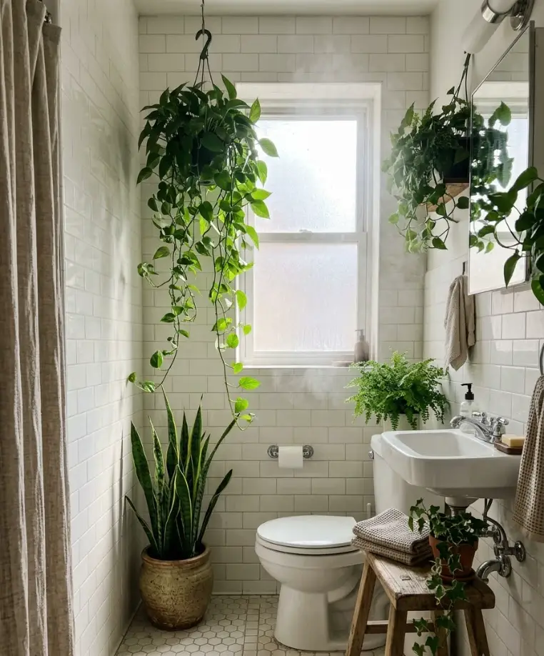 Bring in humidity-friendly plants