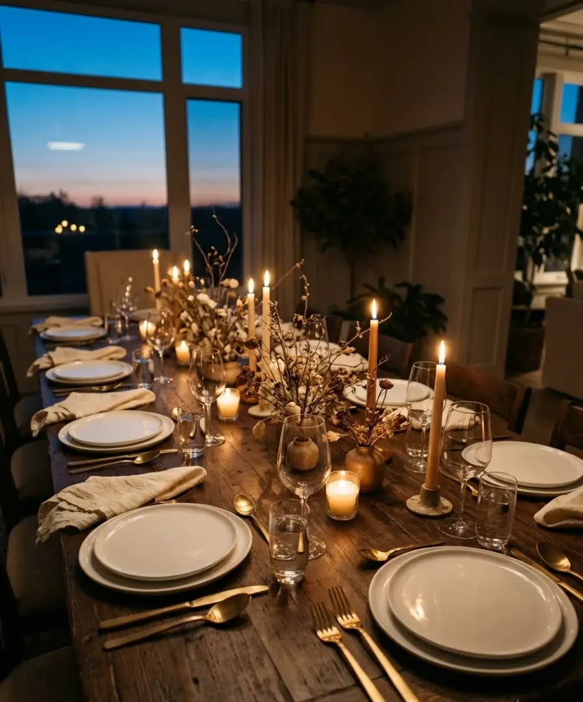 Bronze or gold flatware