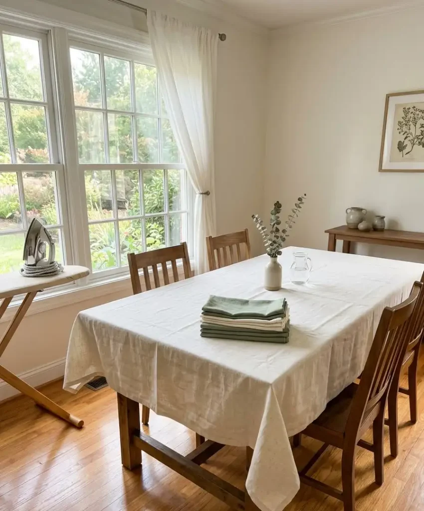 Build the foundation with linens