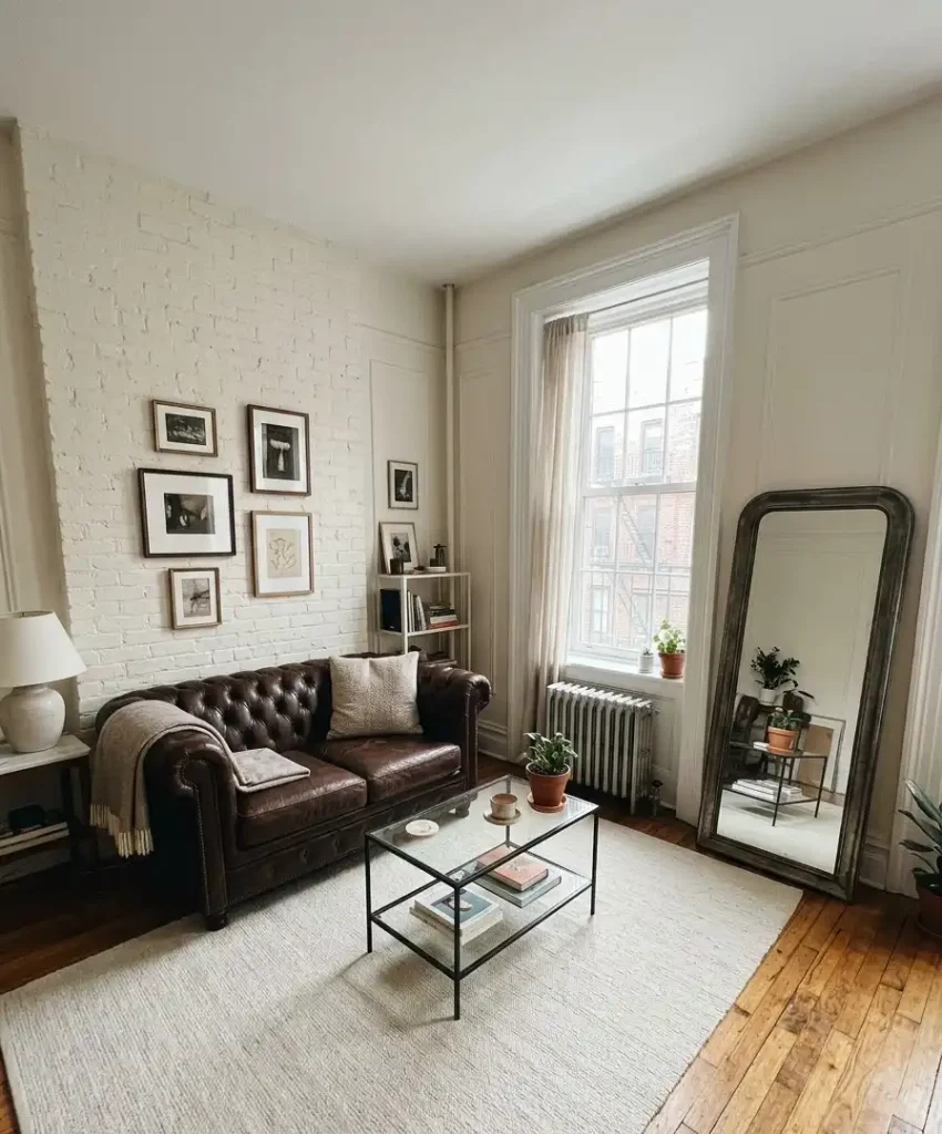 Chesterfield in a small apartment
