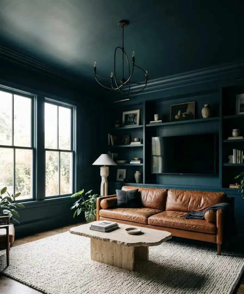 Color-drenching the whole room