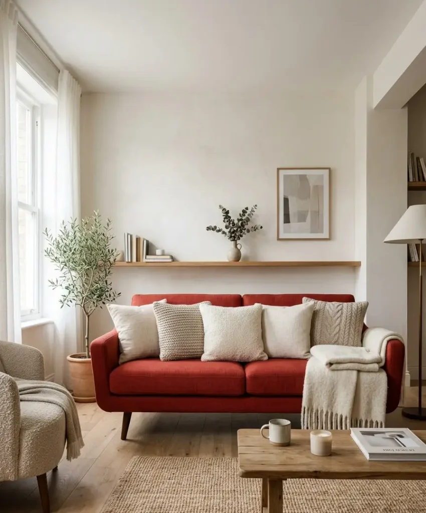 Cream and oatmeal pillows