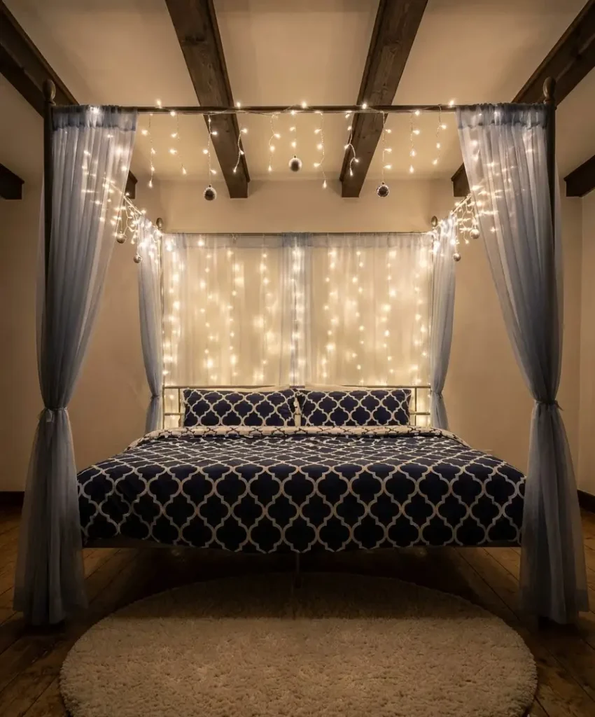 Create a canopy of lights