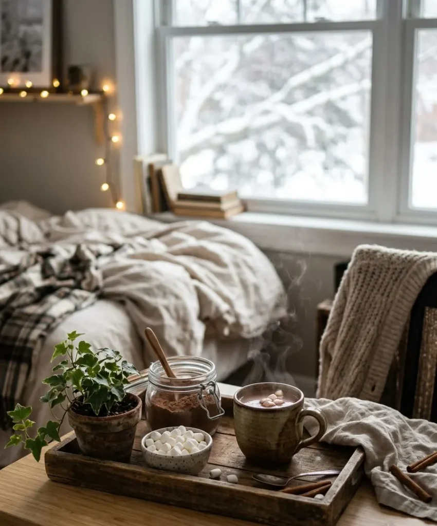 Create a hot cocoa corner