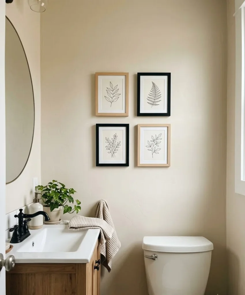 Create a mini gallery wall