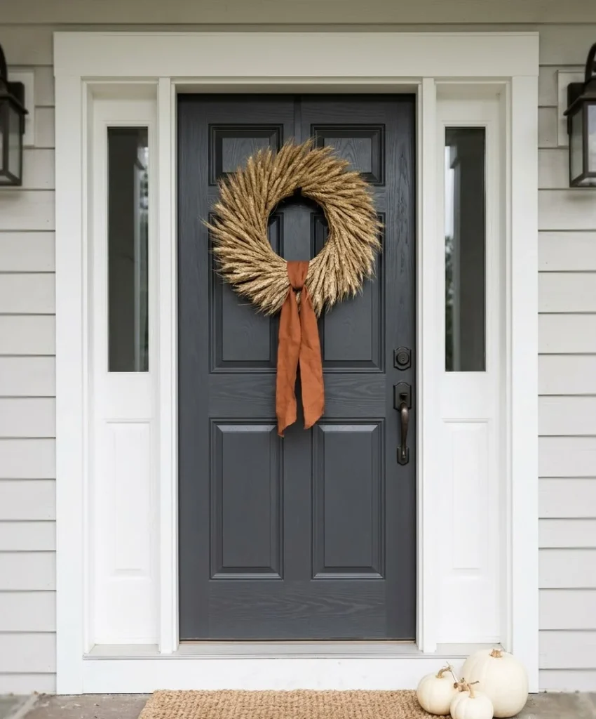 Dress the door first