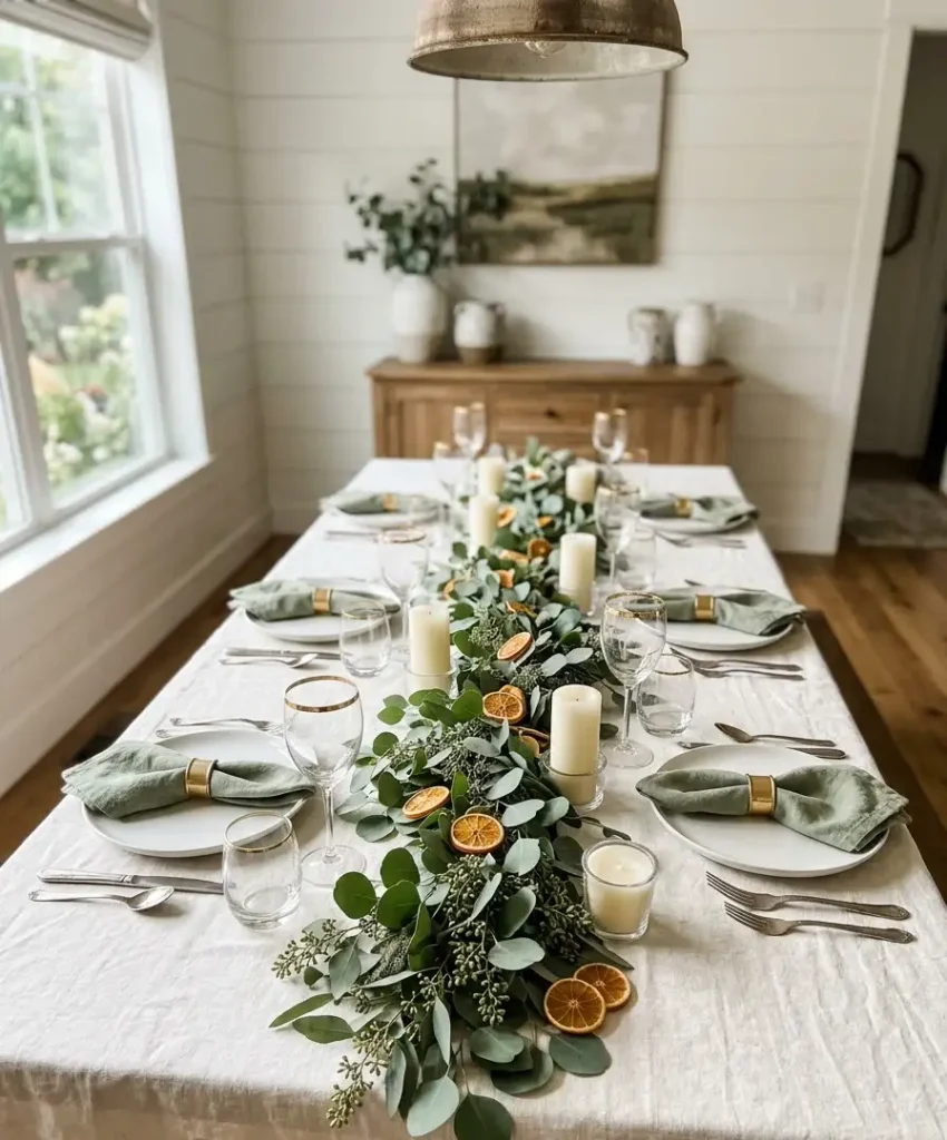 Eucalyptus garland runner