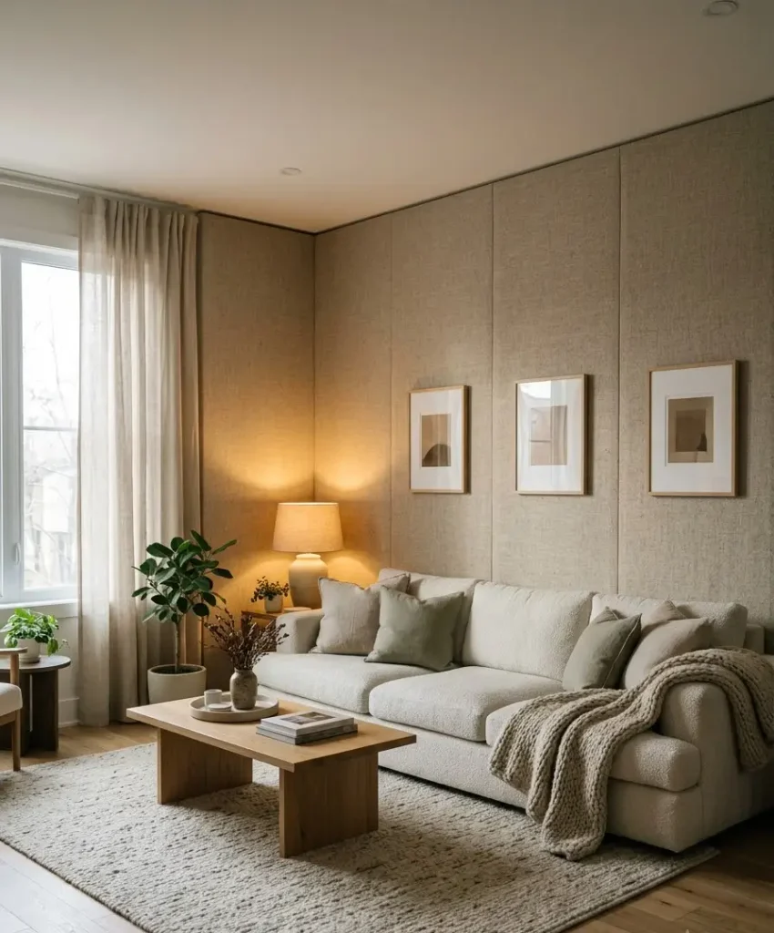 Fabric panel wall