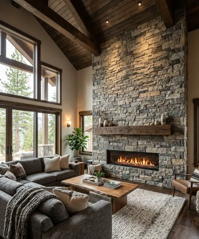 Faux stone panels