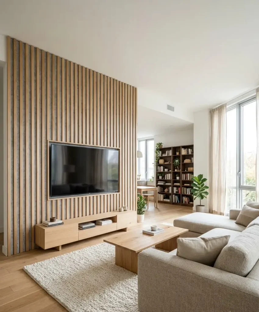 Felt-backed acoustic slats