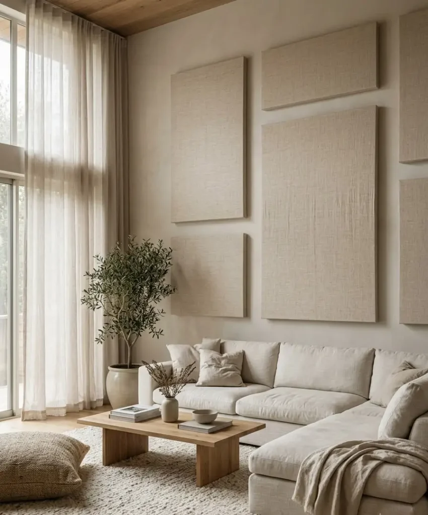  Felt or fabric-wrapped panels