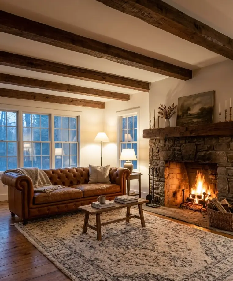 Fireplace focal point