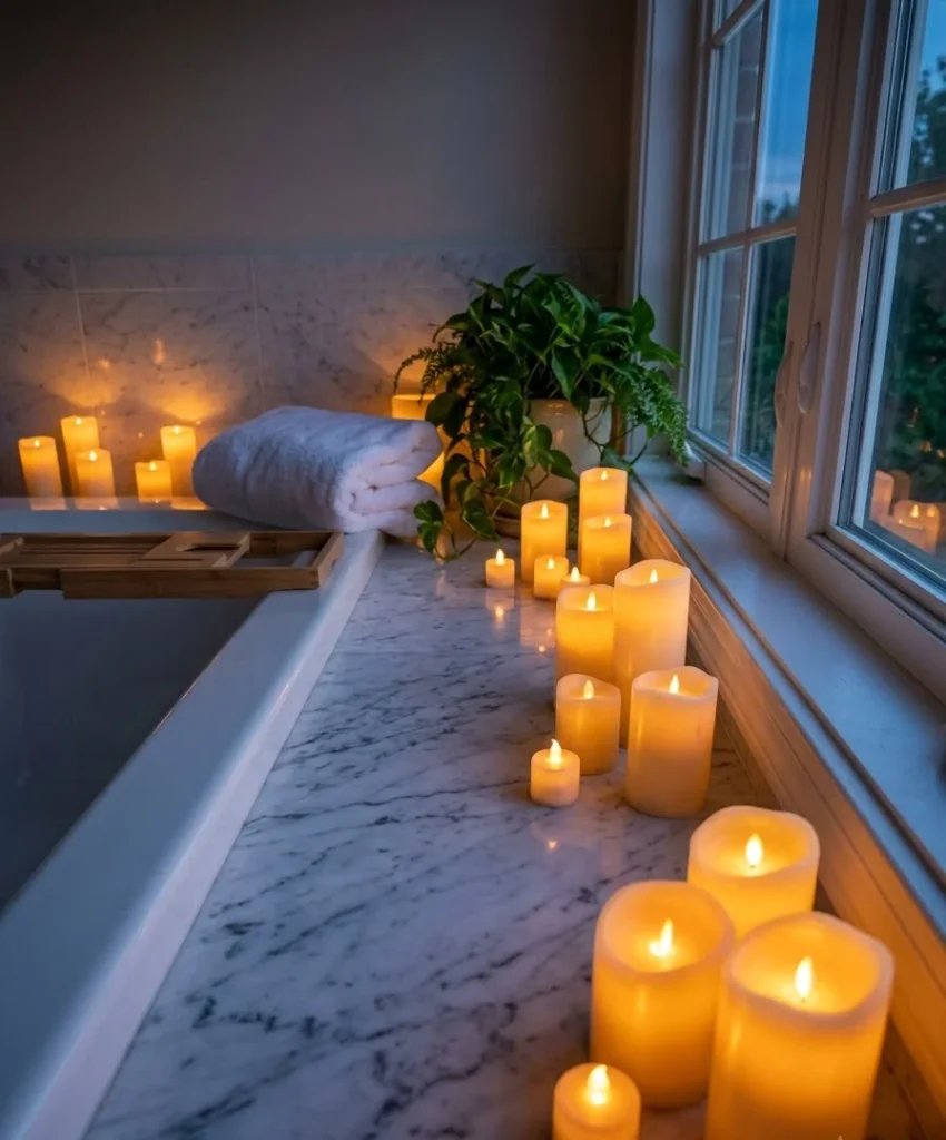 Flameless candles for safety