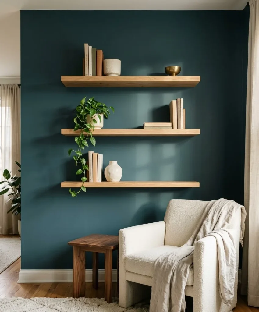 Floating shelves