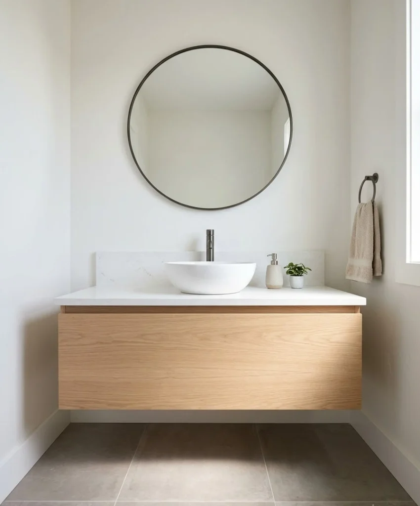 Floating vanity