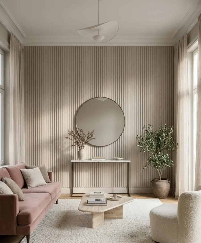 Fluted wall paneling