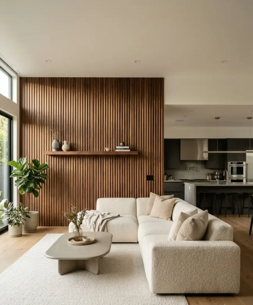 Fluted wood panels
