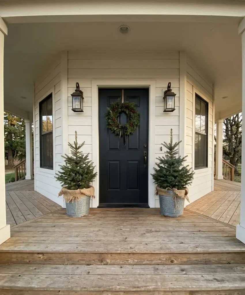 Galvanized bucket trees