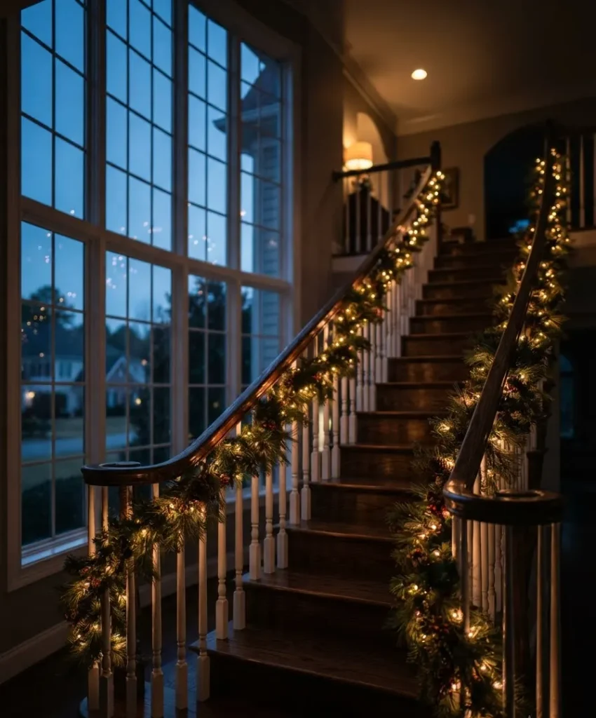 Garland with warm white