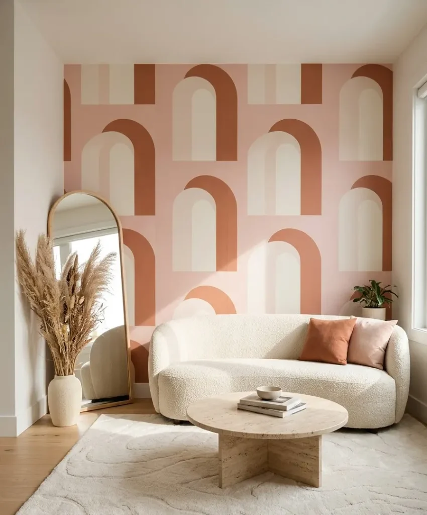 Geometric and arch patterns