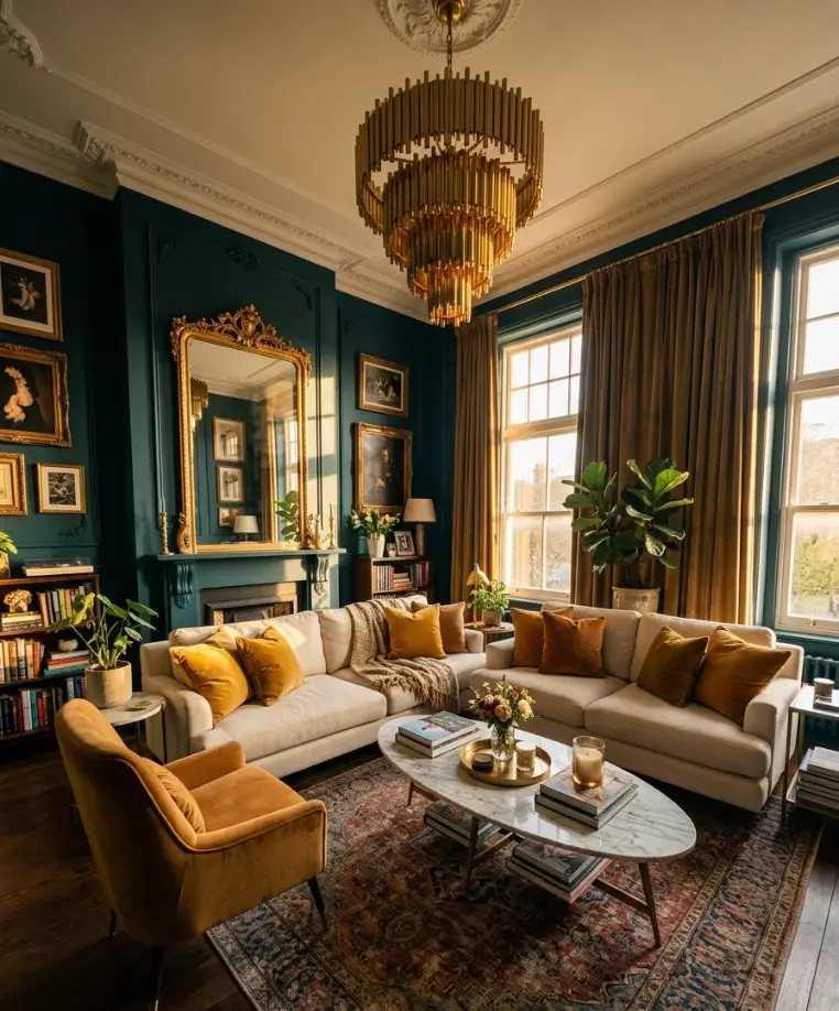 Gold and mustard