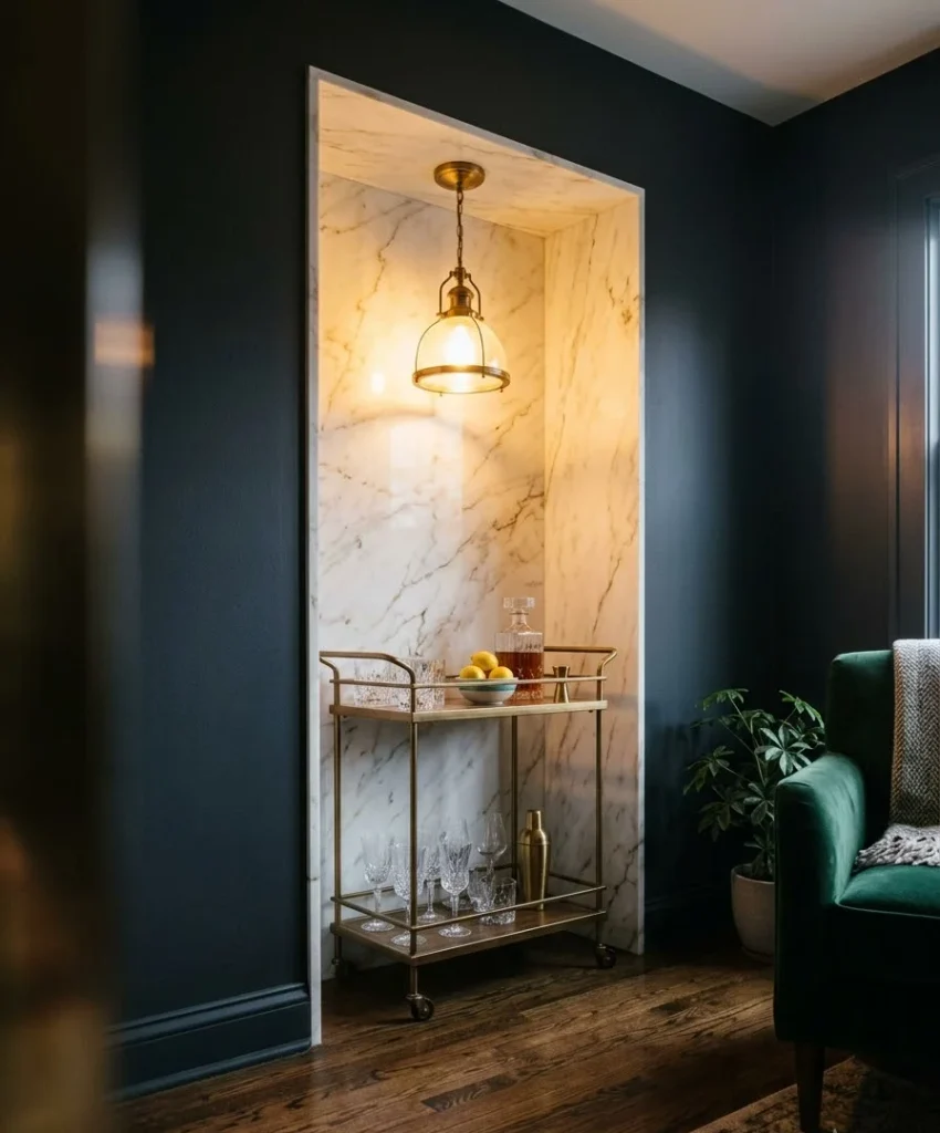 Gold-vein marble