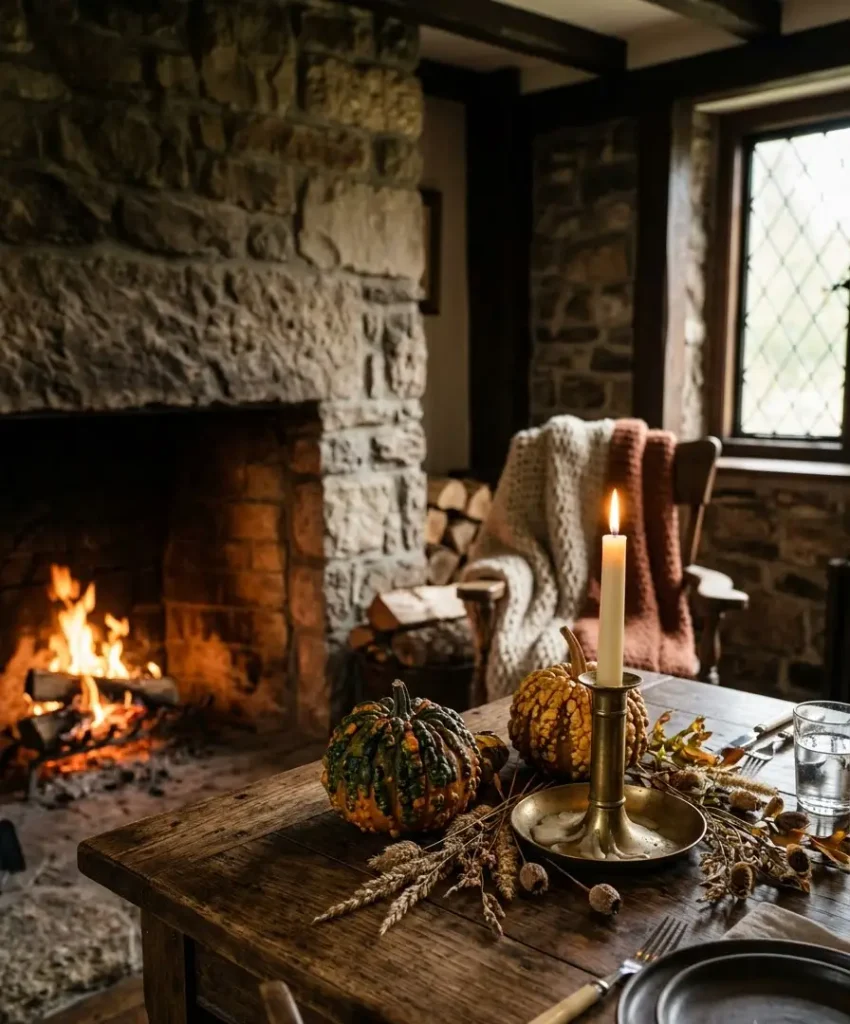 Gourd and candlestick stack