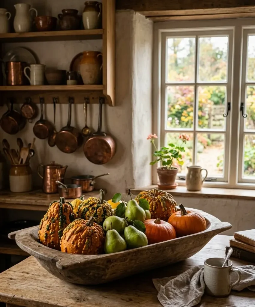 Gourd and pear bowl