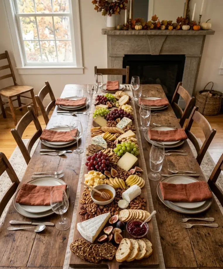 Grazing board centerpiece