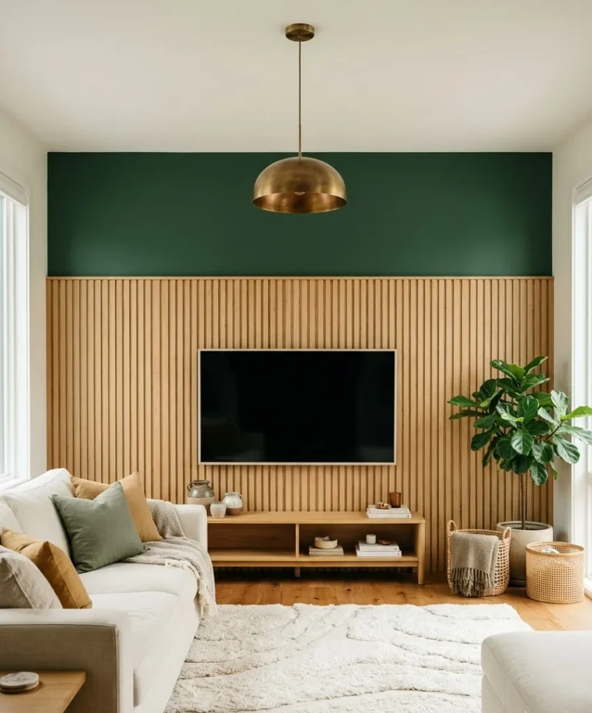 Half-height slats with 