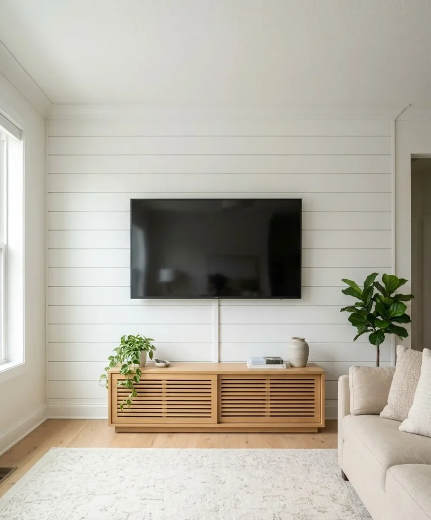 Hiding cables so the wall stays