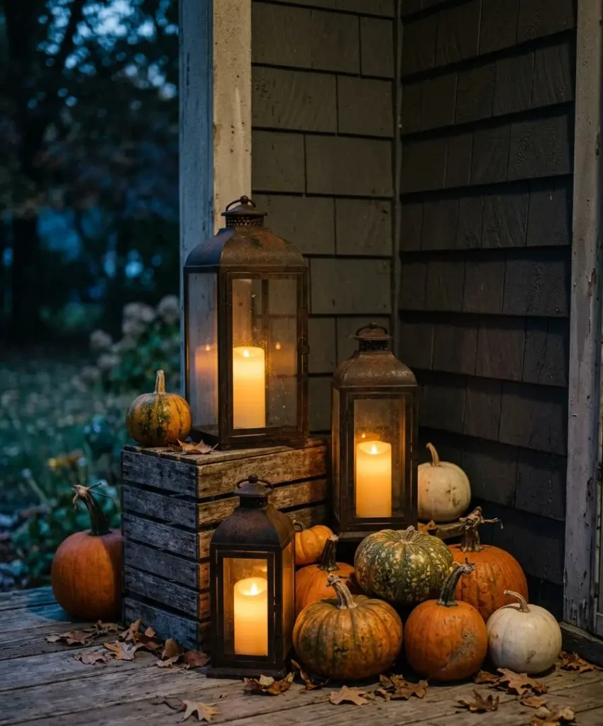 Lanterns and tabletop candles