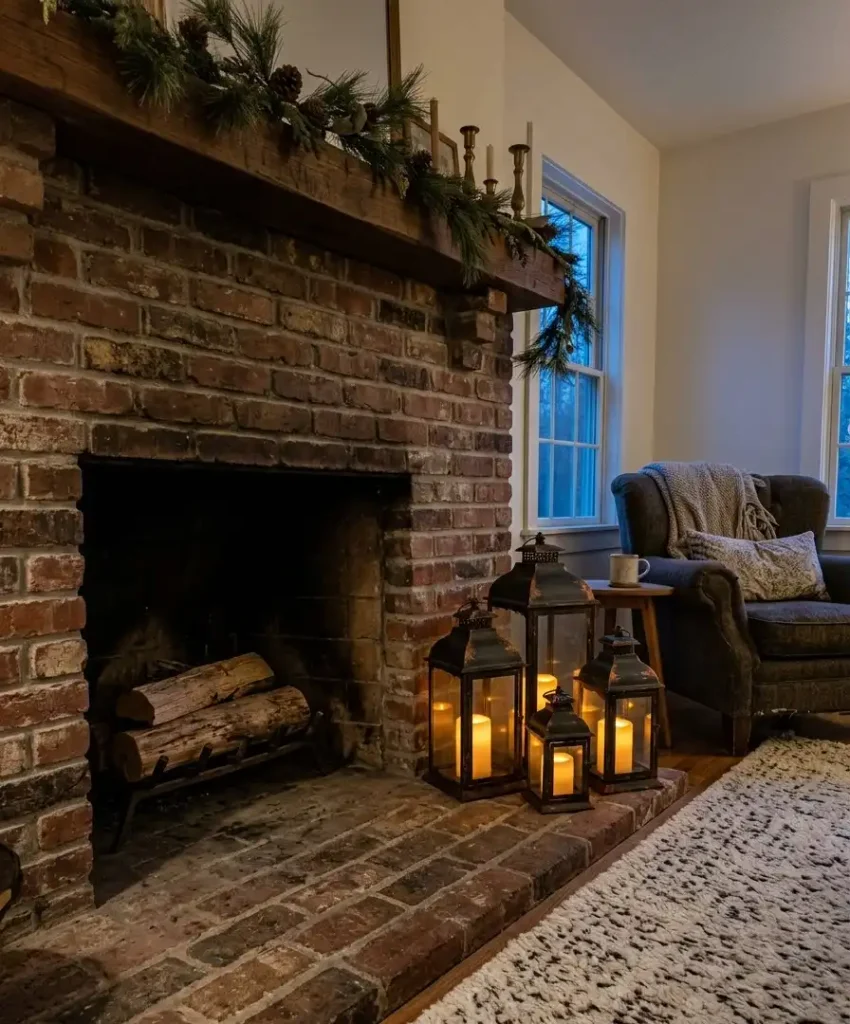 Lanterns on the hearth