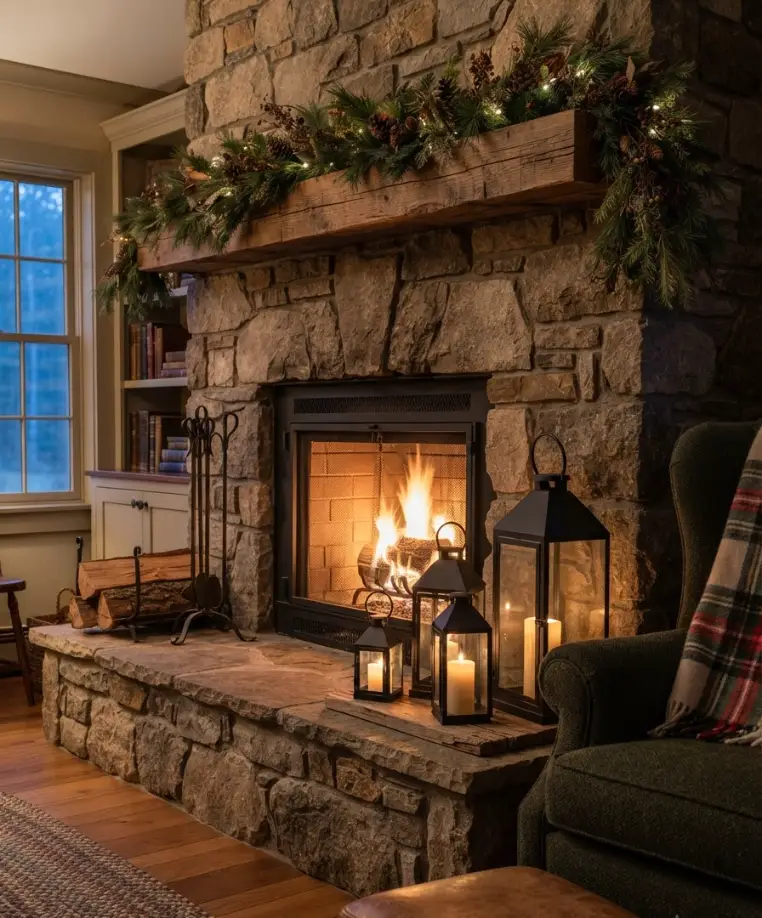 Lanterns on the hearth