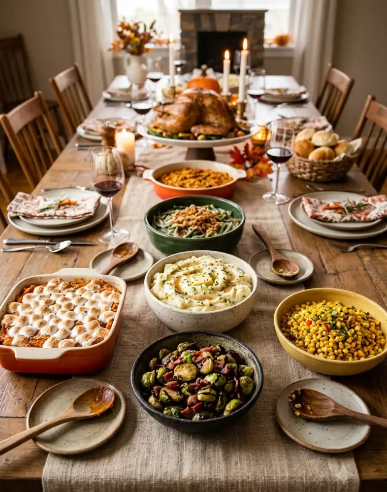 Leave a landing spot for every dish