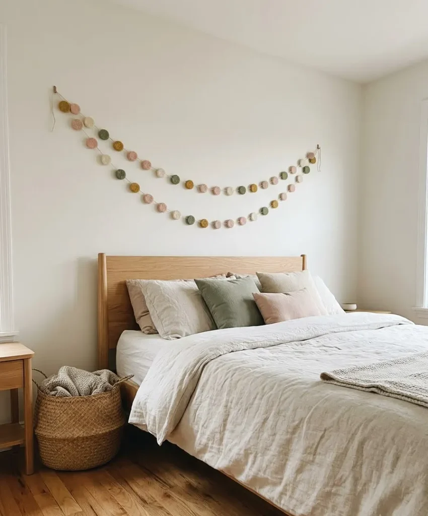  Make a DIY garland from felt or paper